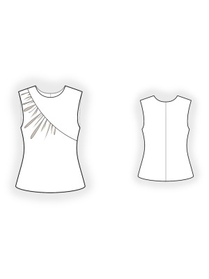 2907 · Блузки — Техрисунок